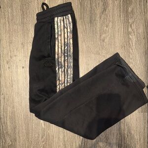 Puma Black Joggers with Camouflage Stripes